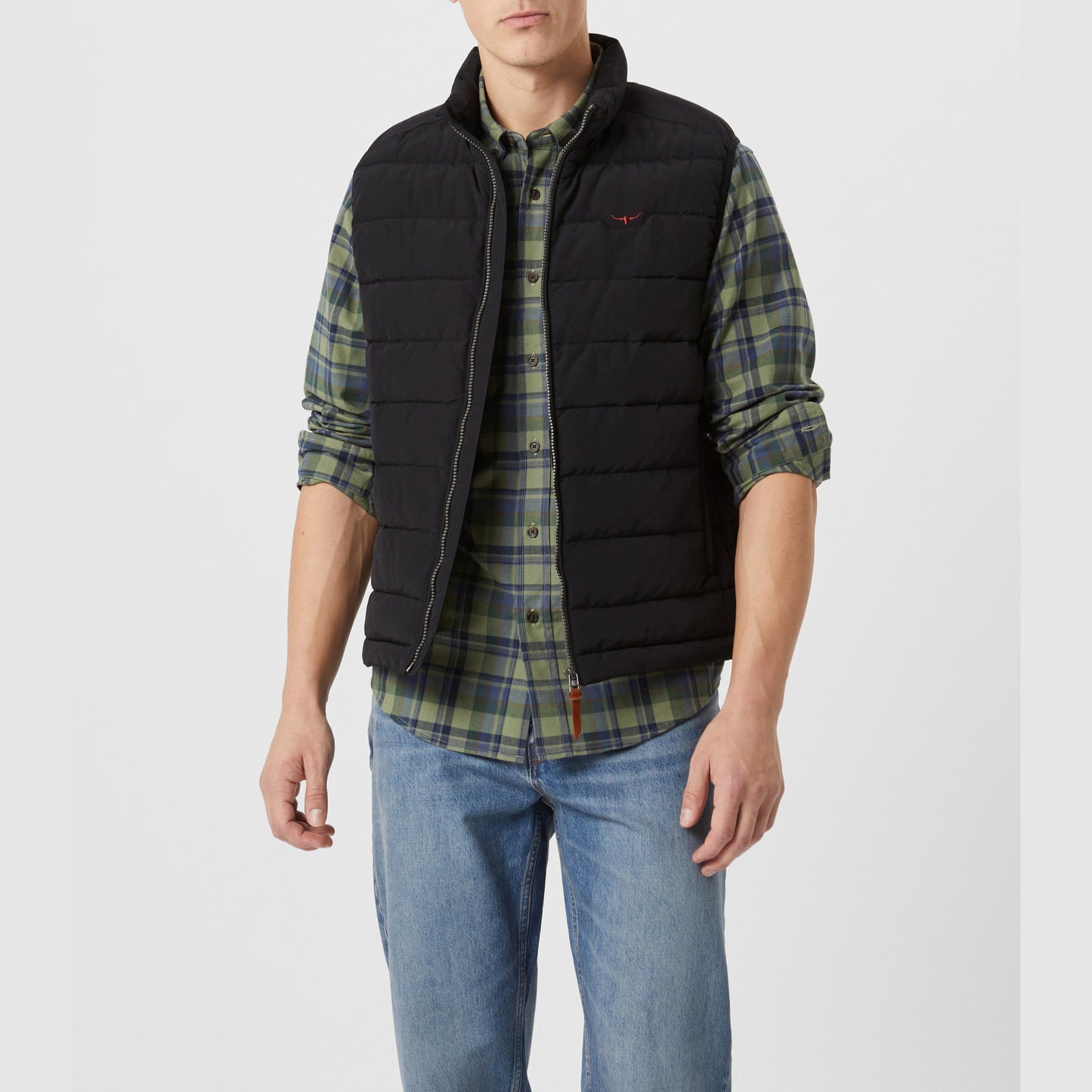 RM Williams Rydal Black Padded Vest