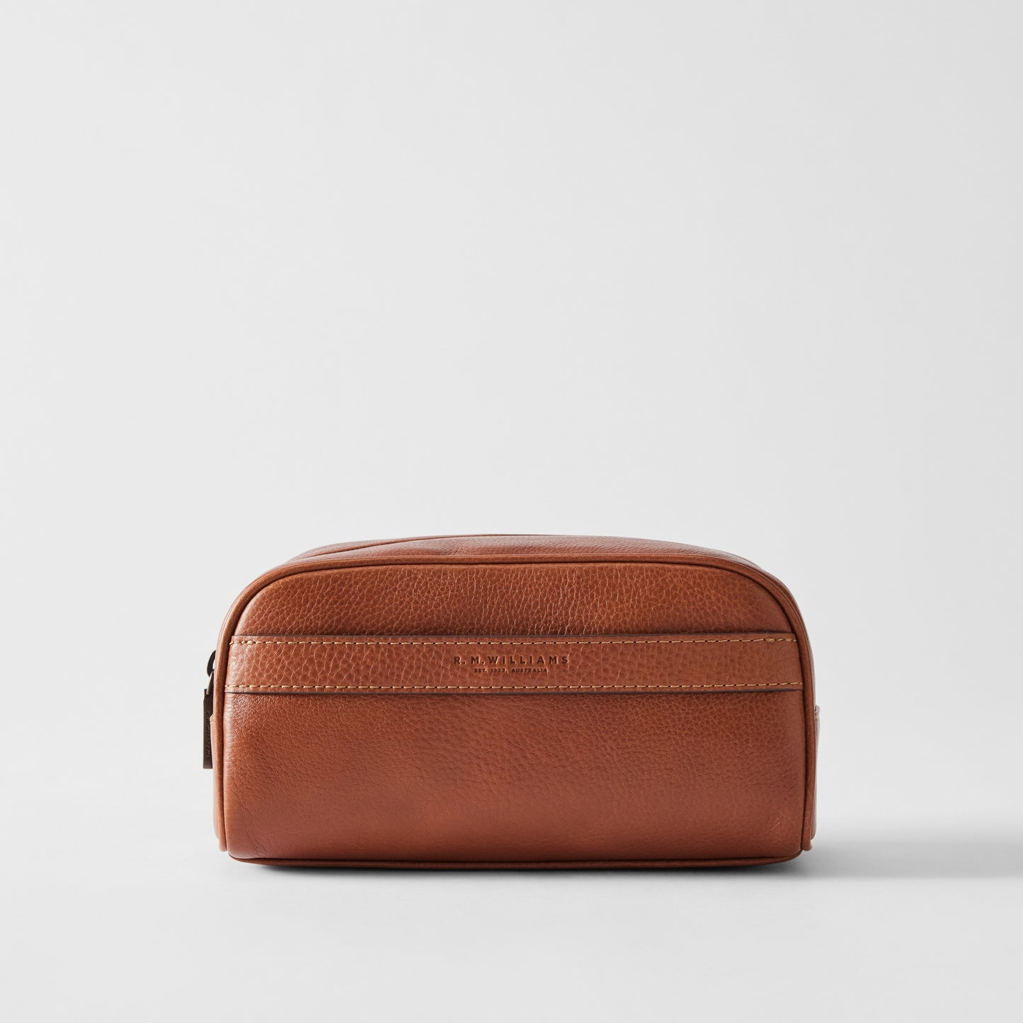 RM Williams Farrier Tan Toiletry Bag