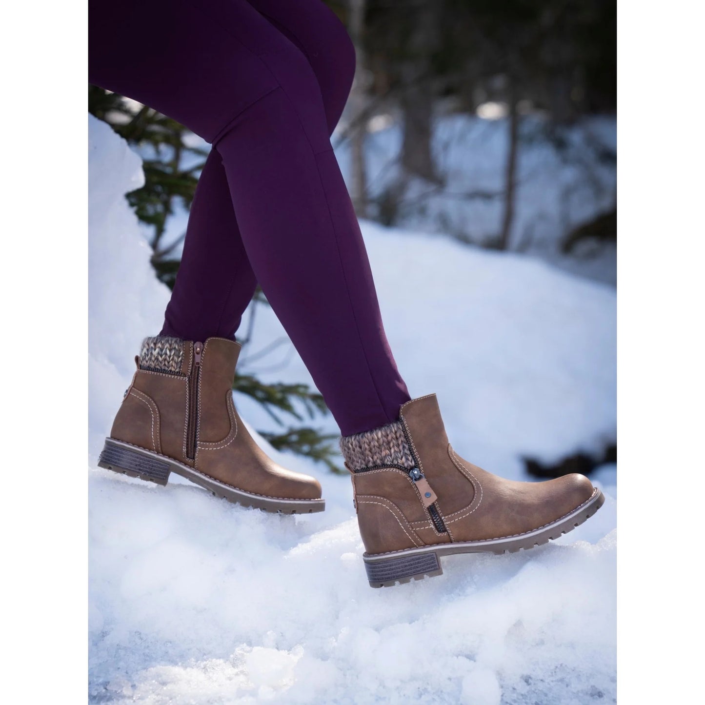 Lunar Breeze Tan Waterproof Ankle Boot Tan