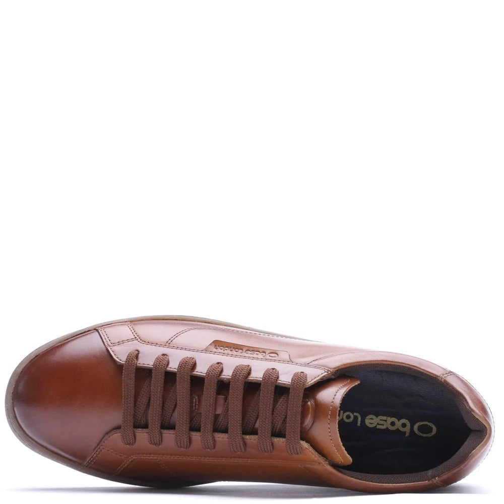 Base London Zammo Wax Tan Trainers