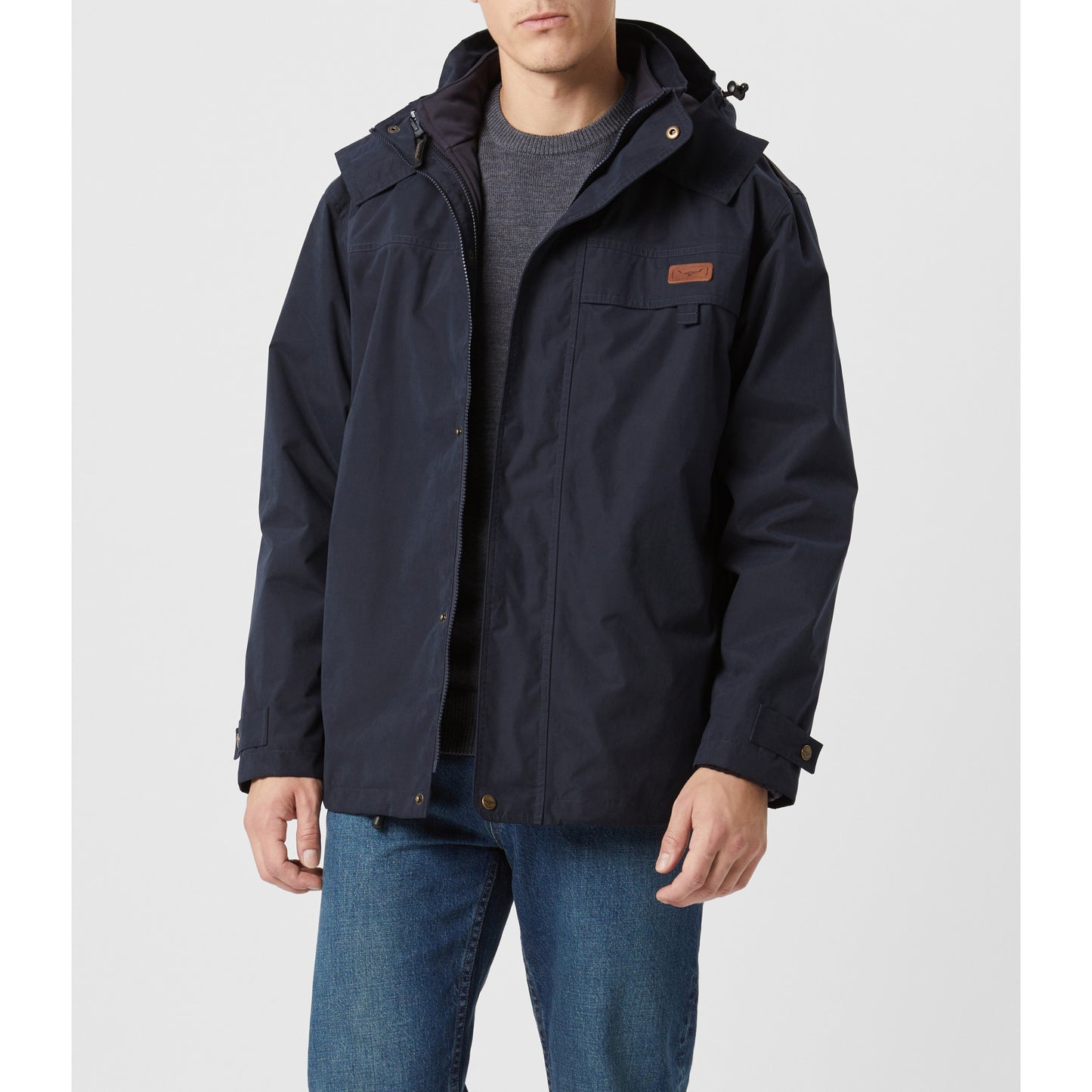 RM Williams Rockley 2 in 1 Navy Field Jacket