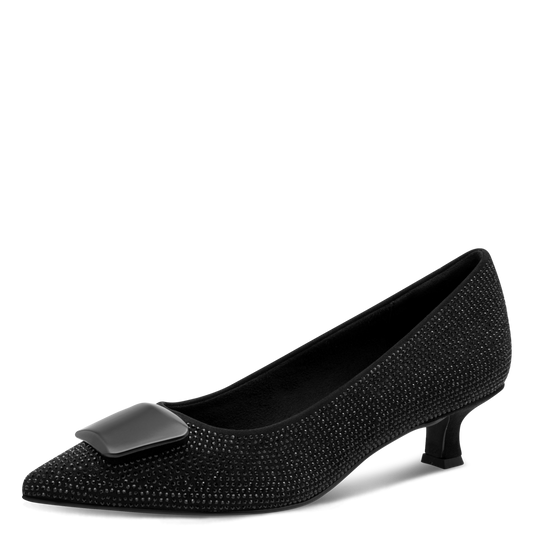 Marco Tozzi 2-22307-45 065 Black Glitter Dress Shoes