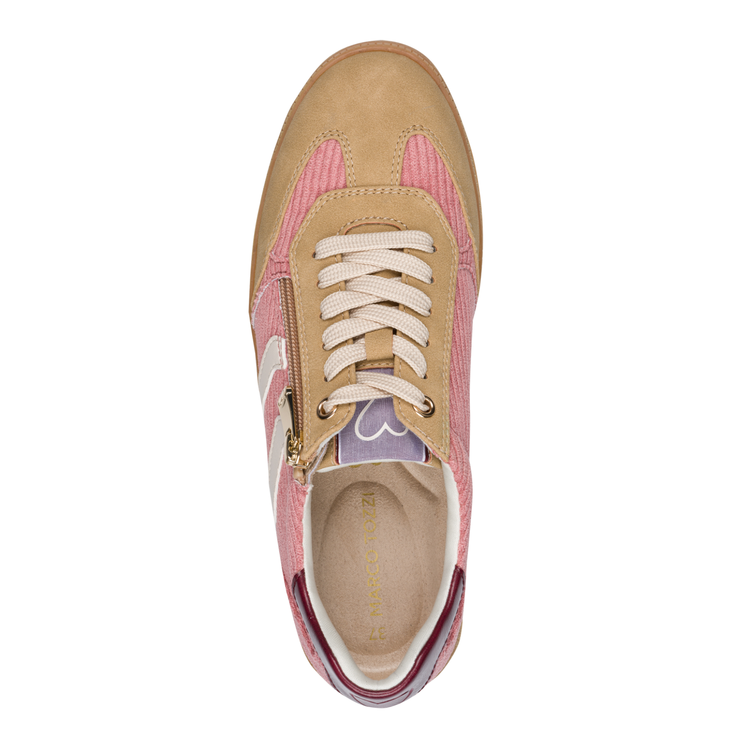 Marco Tozzi 2-23776-45 596 Rose Combination Trainers