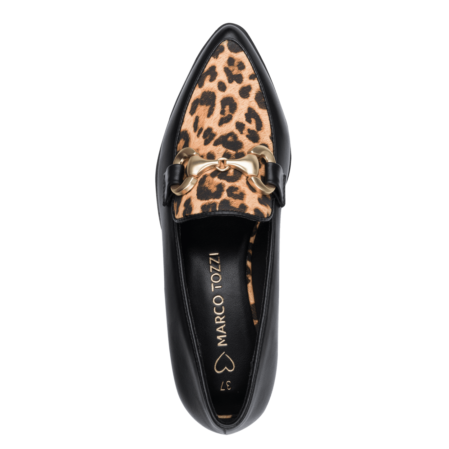 Marco Tozzi 2-24216-45 005 Black Leopard Dress Shoes
