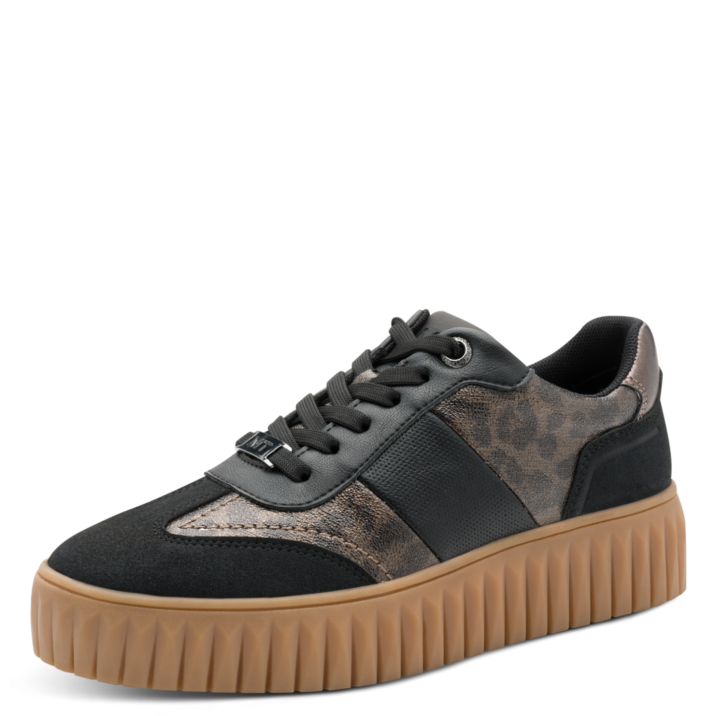 Marco Tozzi 2-23762-45 005 Black Leopard Trainers
