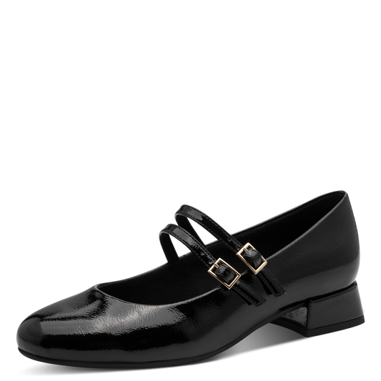 Marco Tozzi 2-22209-44 018 Black Patent Dress Shoes