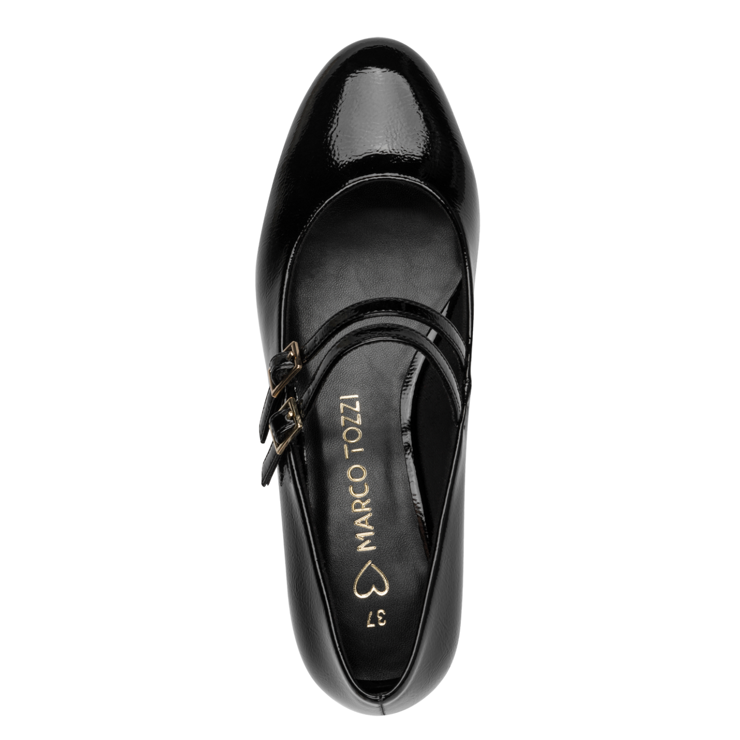 Marco Tozzi 2-22209-44 018 Black Patent Dress Shoes