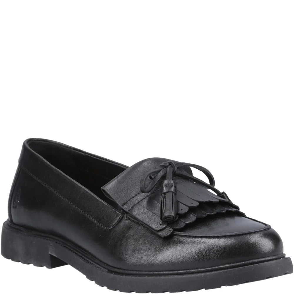 Hush Puppies Verity Kiltie Black Loafer
