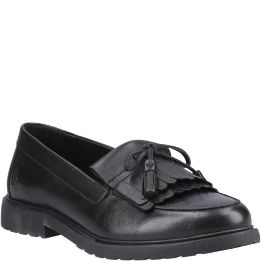 Hush Puppies Verity Kiltie Black Loafer