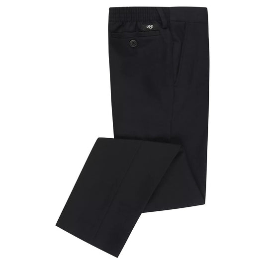 1880 Club 62763 79 Navy Elastic Waist Trousers