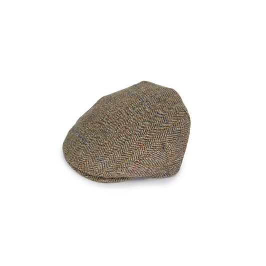 Denton HT5 Cheshire Harris Tweed Flat Cap