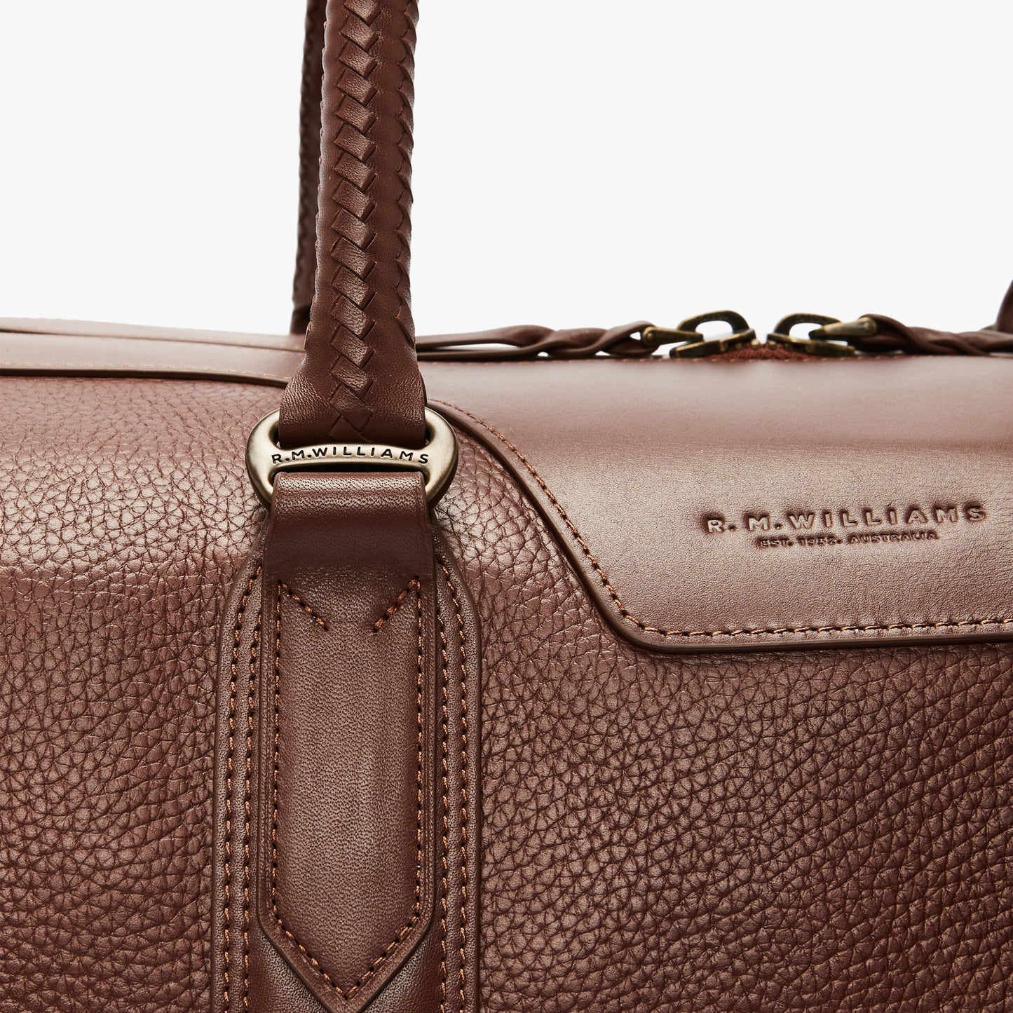 RM Williams Whiskey Overnight Bag