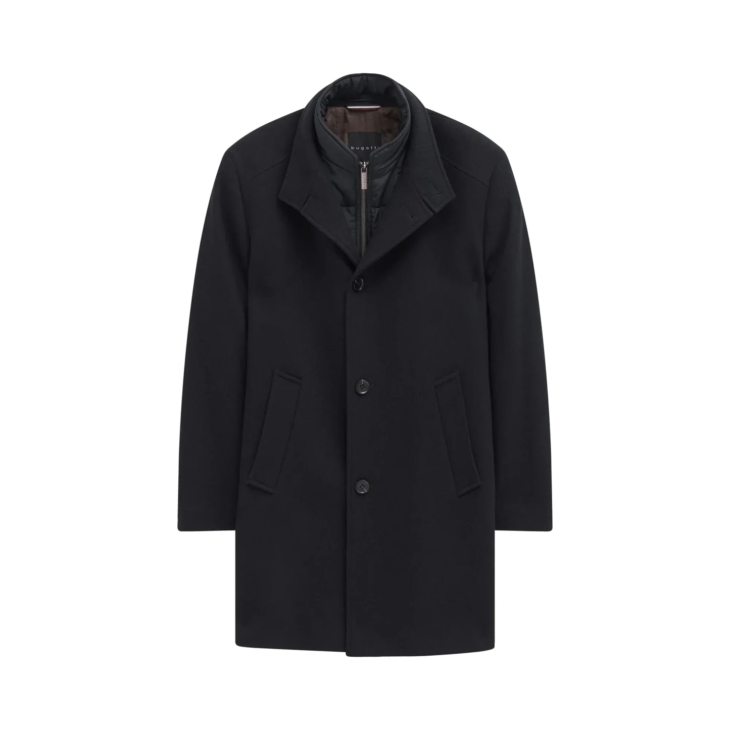 Bugatti 821428 84203 390 Navy Wool Coat