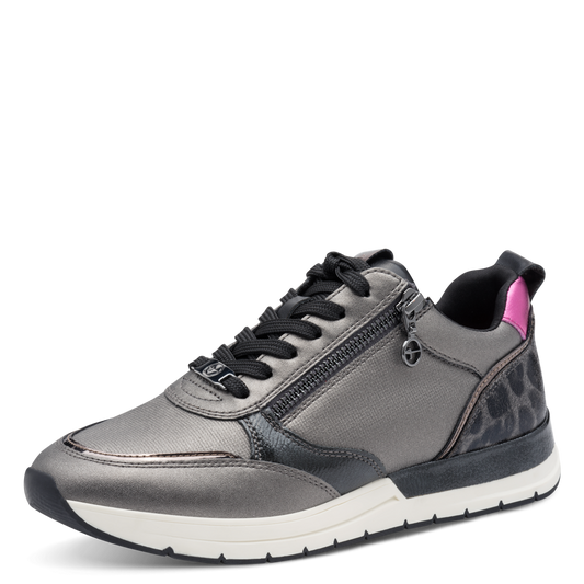 Tamaris 1-23732-41 936 Pewter Comb Trainers