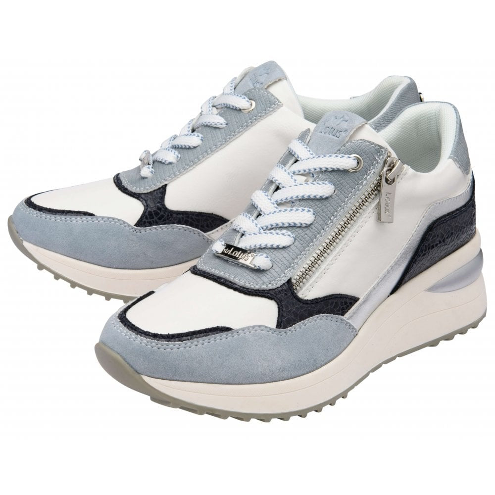 Lotus Bianchi Blue Multi Shoe
