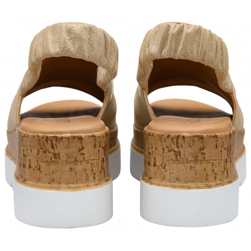 Lotus Jessie Gold Sandal