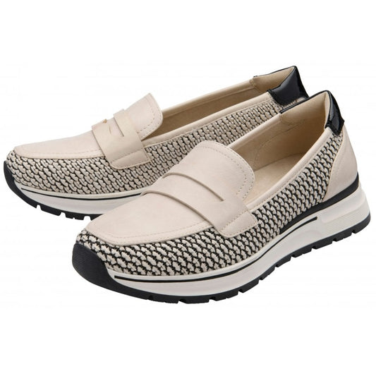 Lotus Florida Off White/Black Shoe