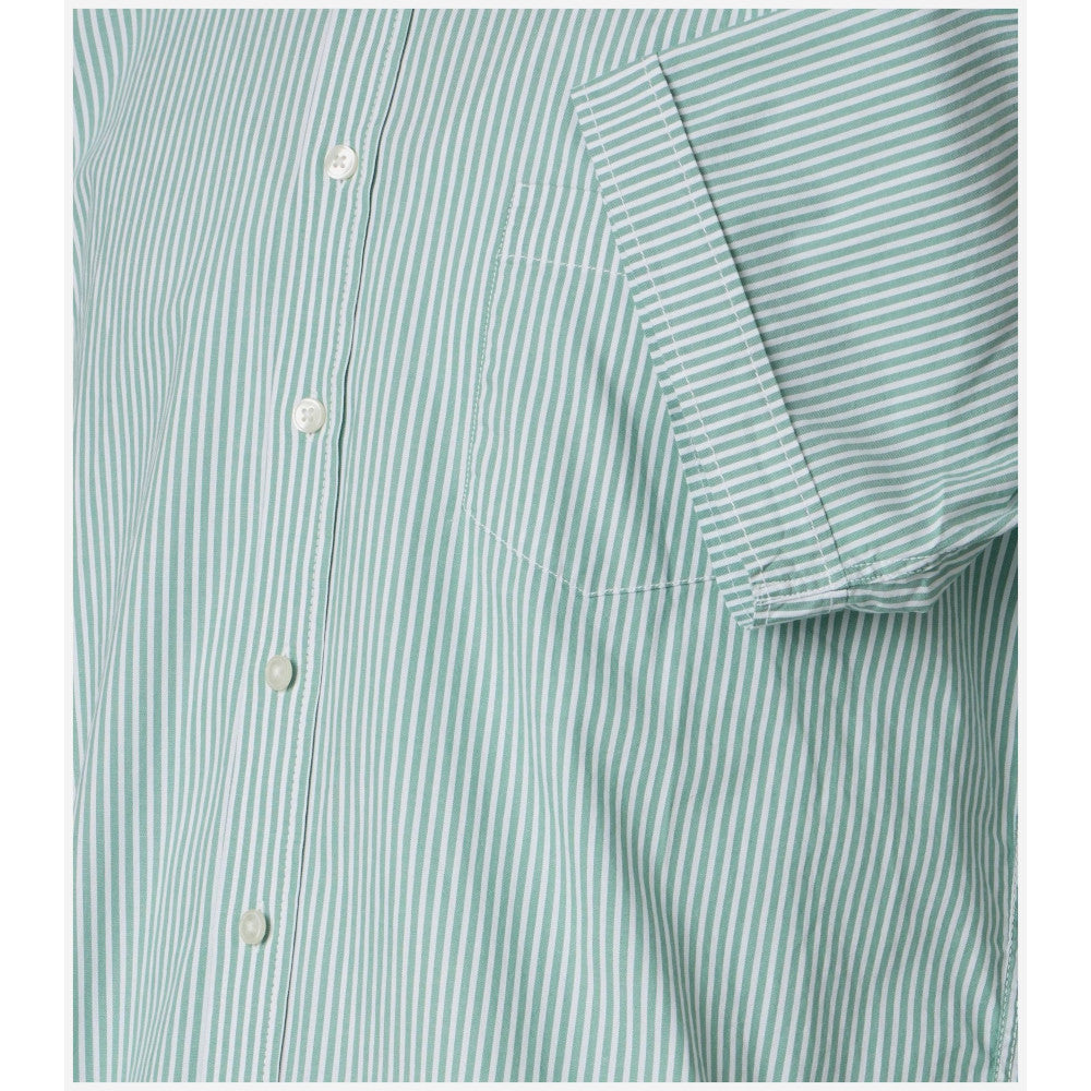 Casa Moda 126130291 300 Green Milieu Short Sleeve Casual Shirt