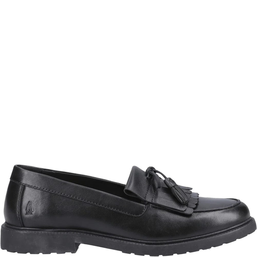 Hush Puppies Verity Kiltie Black Loafer