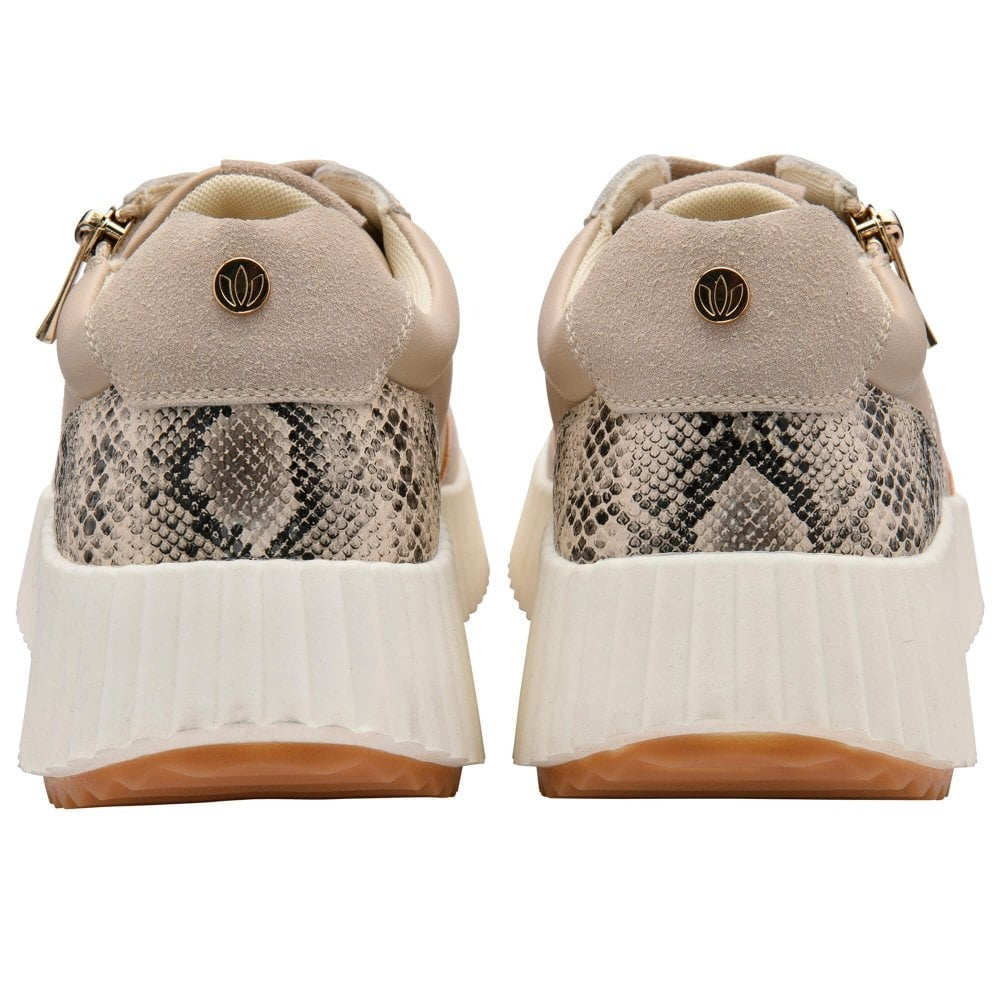 Lotus Paige Natural/Snake Shoe