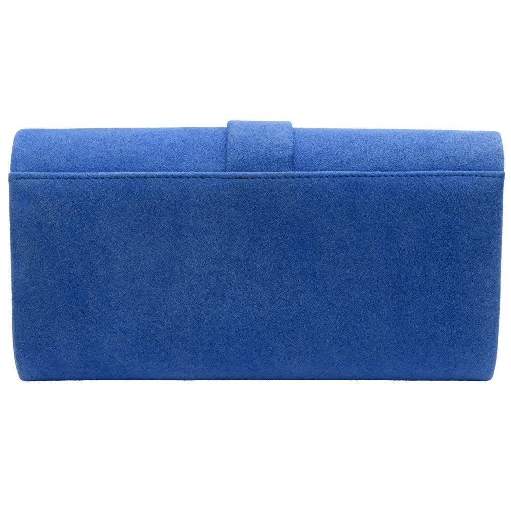 Lotus Aletta Cornflower Blue Suede Bag