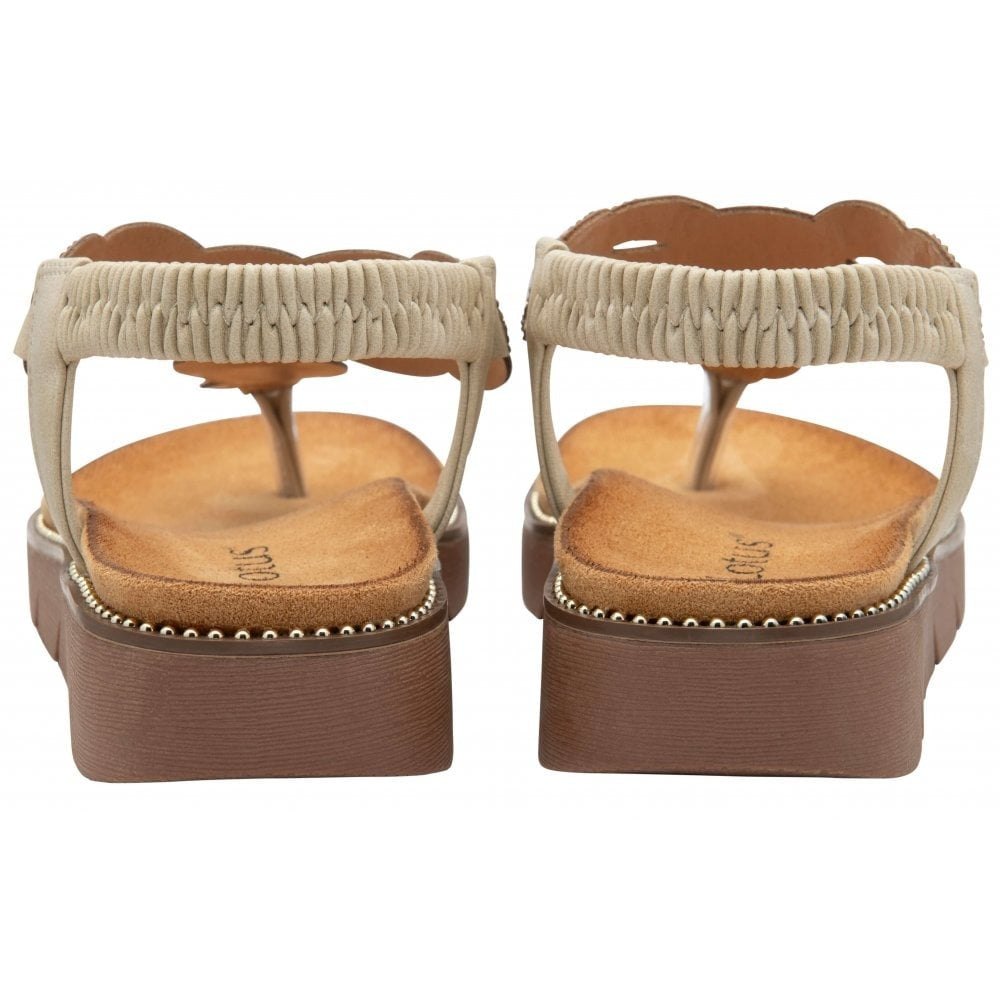 Lotus Alcina Natural Sandal
