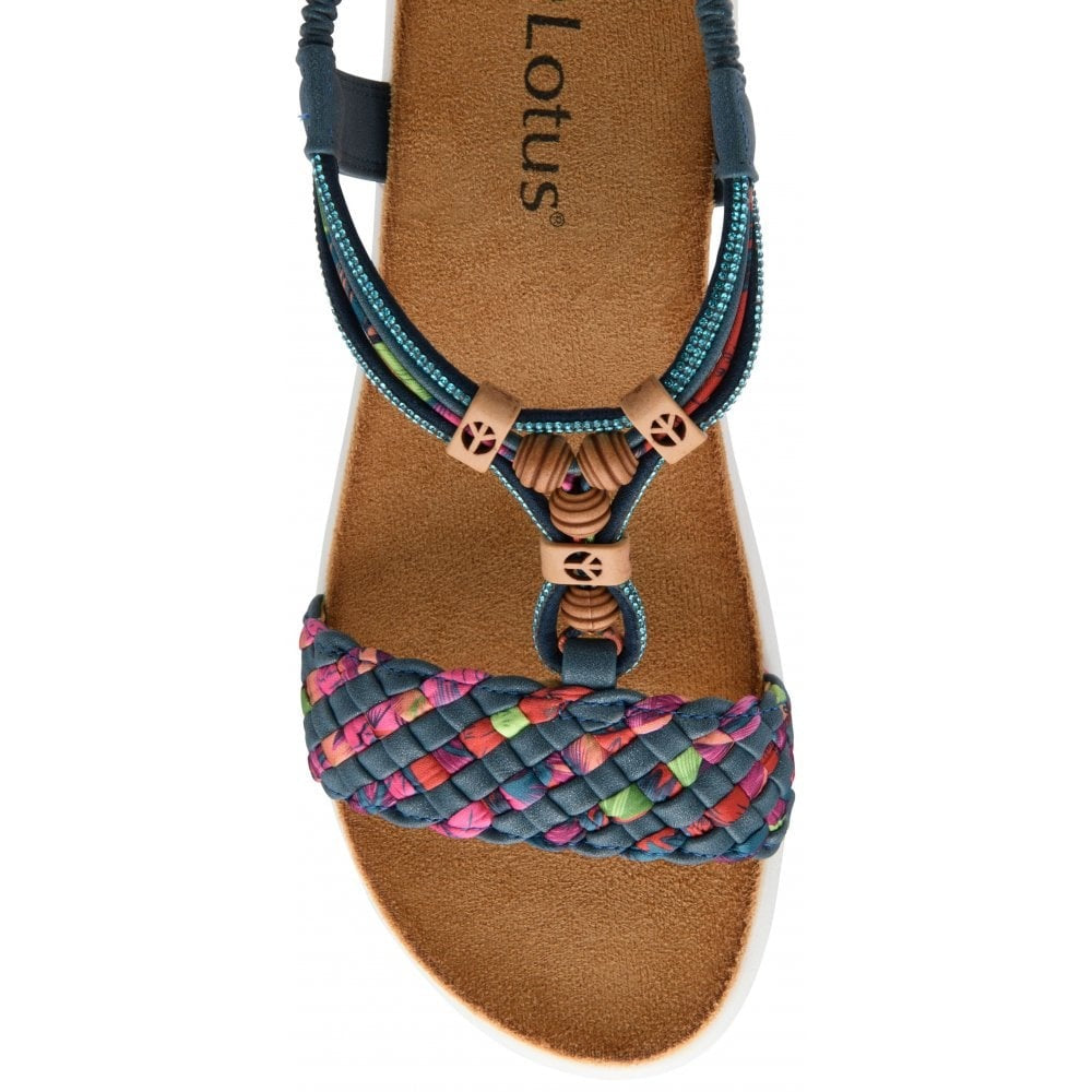 Lotus Russo Teal Sandal