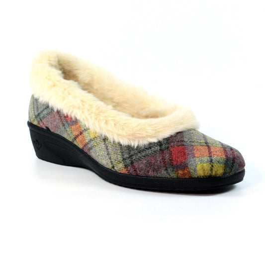 Lunar Hoxton Grey Slipper