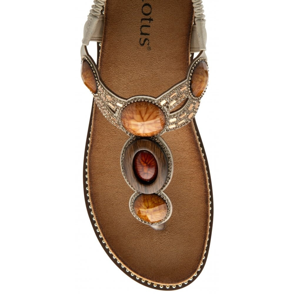 Lotus Alcina Natural Sandal