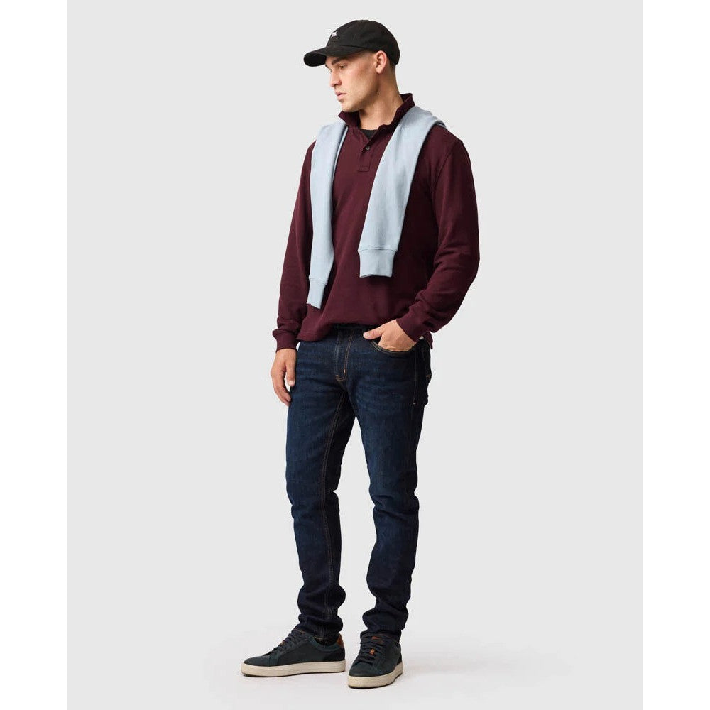 Rodd & Gunn Ls Gunn Polo Black Fig