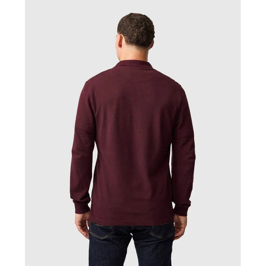 Rodd & Gunn Ls Gunn Polo Black Fig