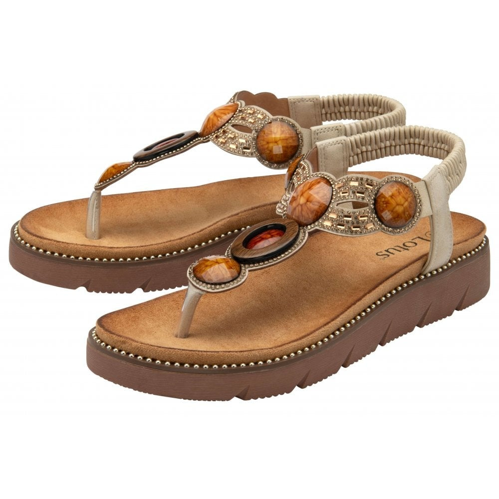 Lotus Alcina Natural Sandal