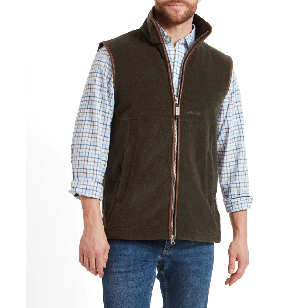 Schöffel Oakham Dark Olive Fleece Gilet