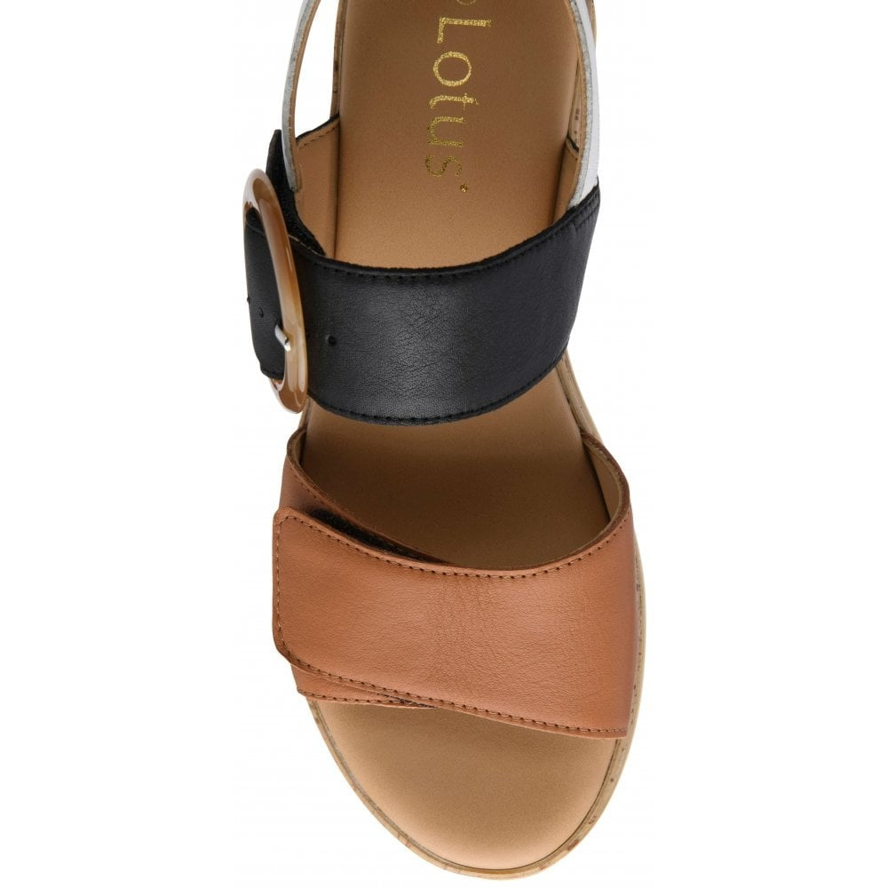 Lotus Cammie Tan Multi Sandal