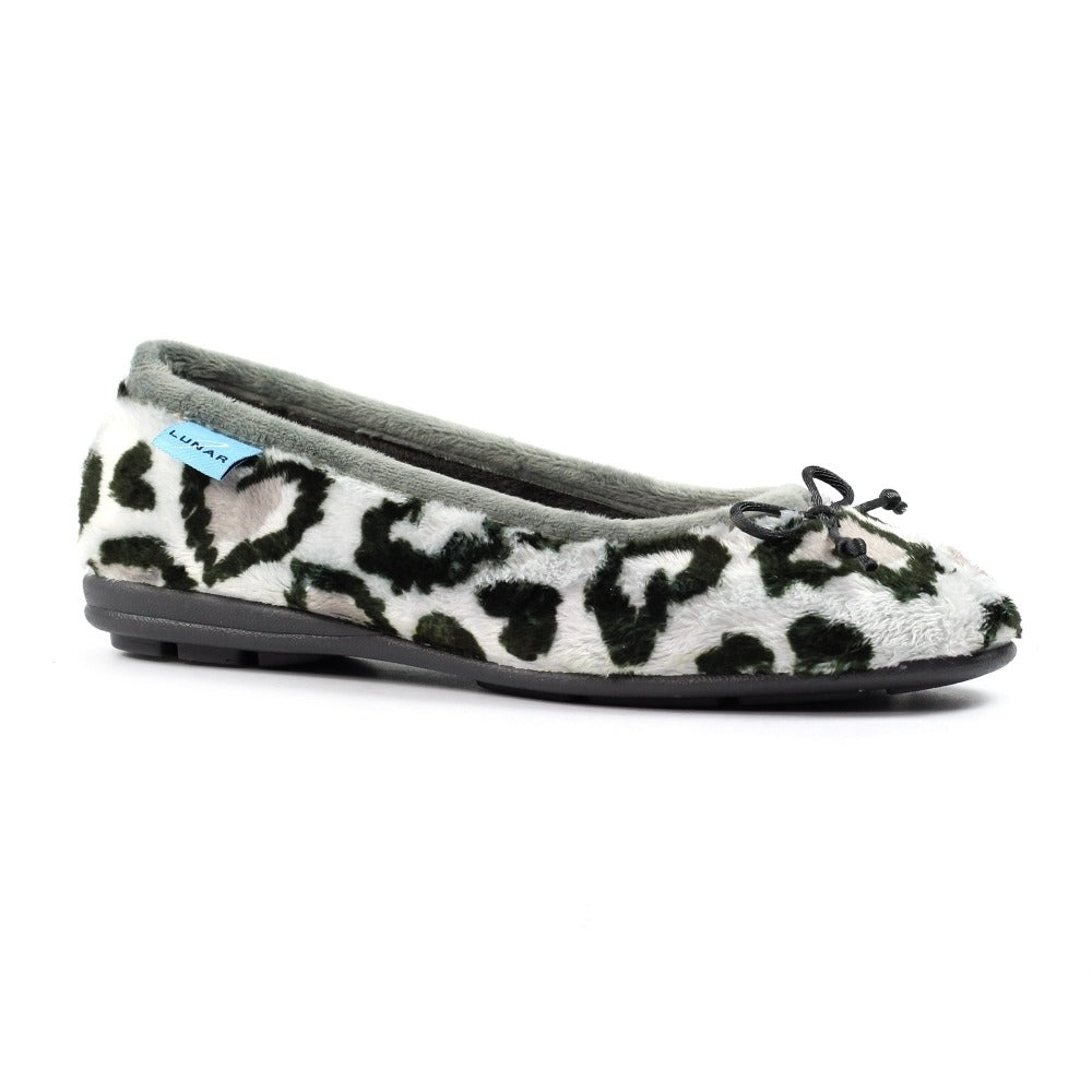 Lunar Ava Grey Pump Slippers