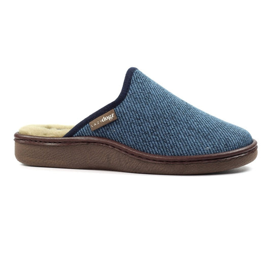 Lazy Dogz Jacob Navy Slippers