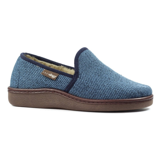 Lazy Dogz Oliver Navy Slippers