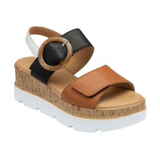 Lotus Cammie Tan Multi Sandal