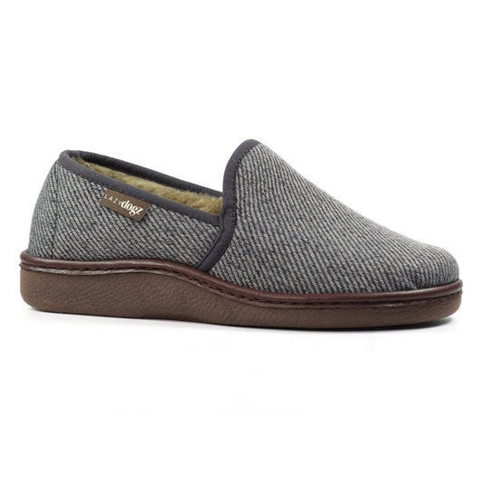 Lazy Dogz Oliver Grey Slippers