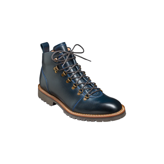 Barker Glencoe Navy Grain Boots