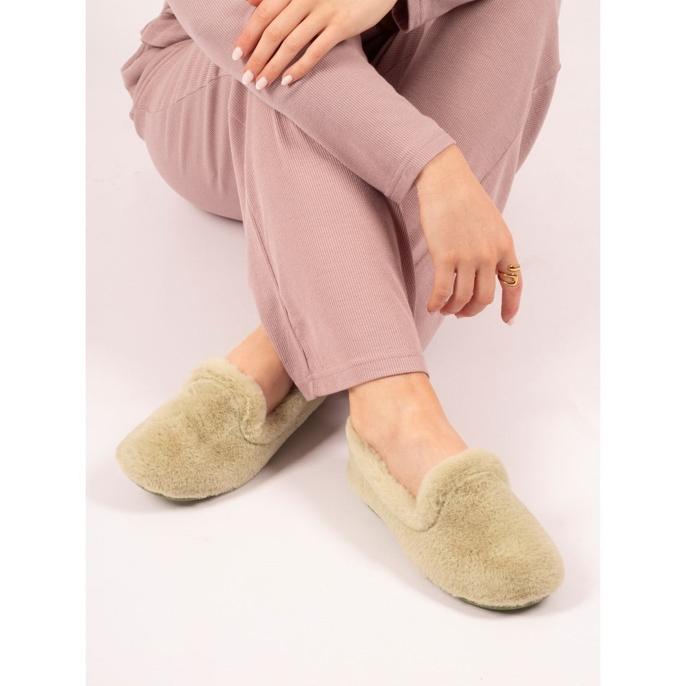 Lunar Bella Green Slippers