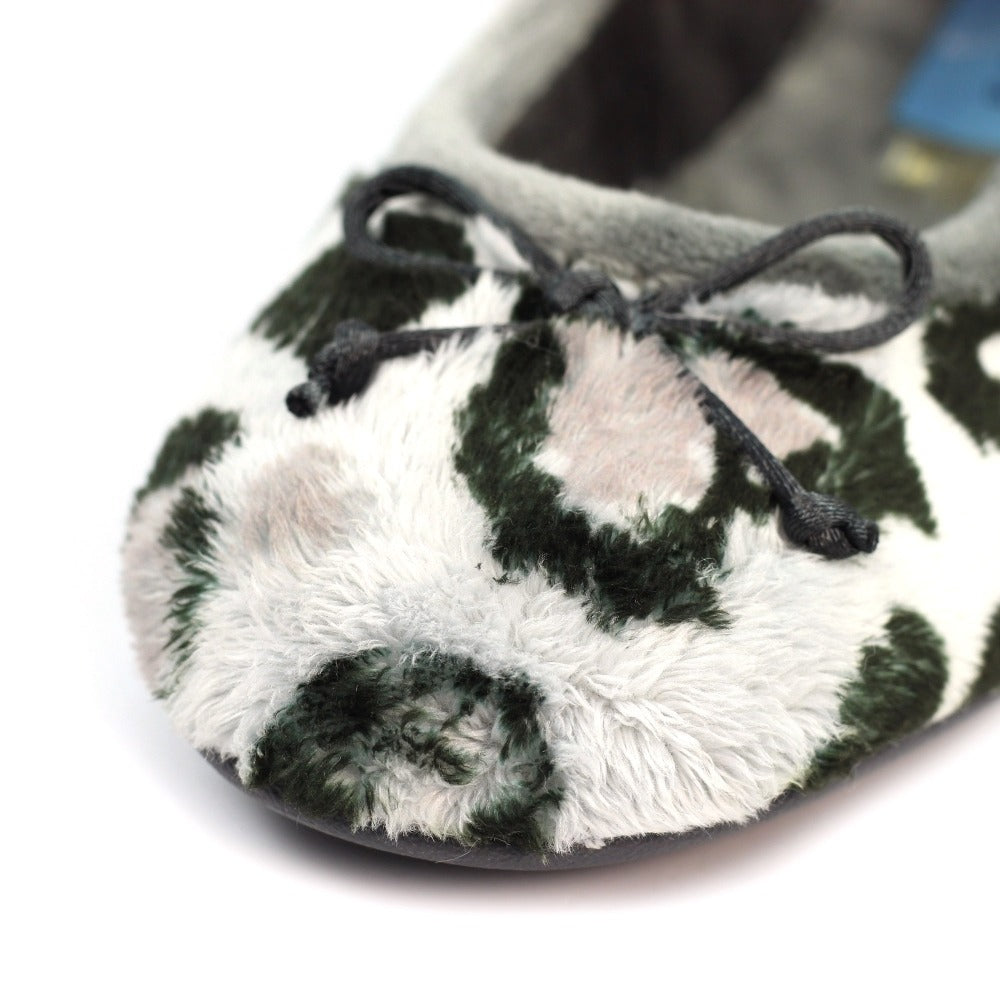 Lunar Ava Grey Pump Slippers
