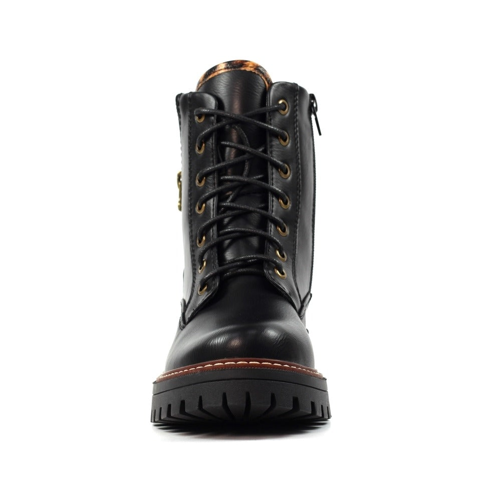 Lunar Colorado Black Ankle Boots