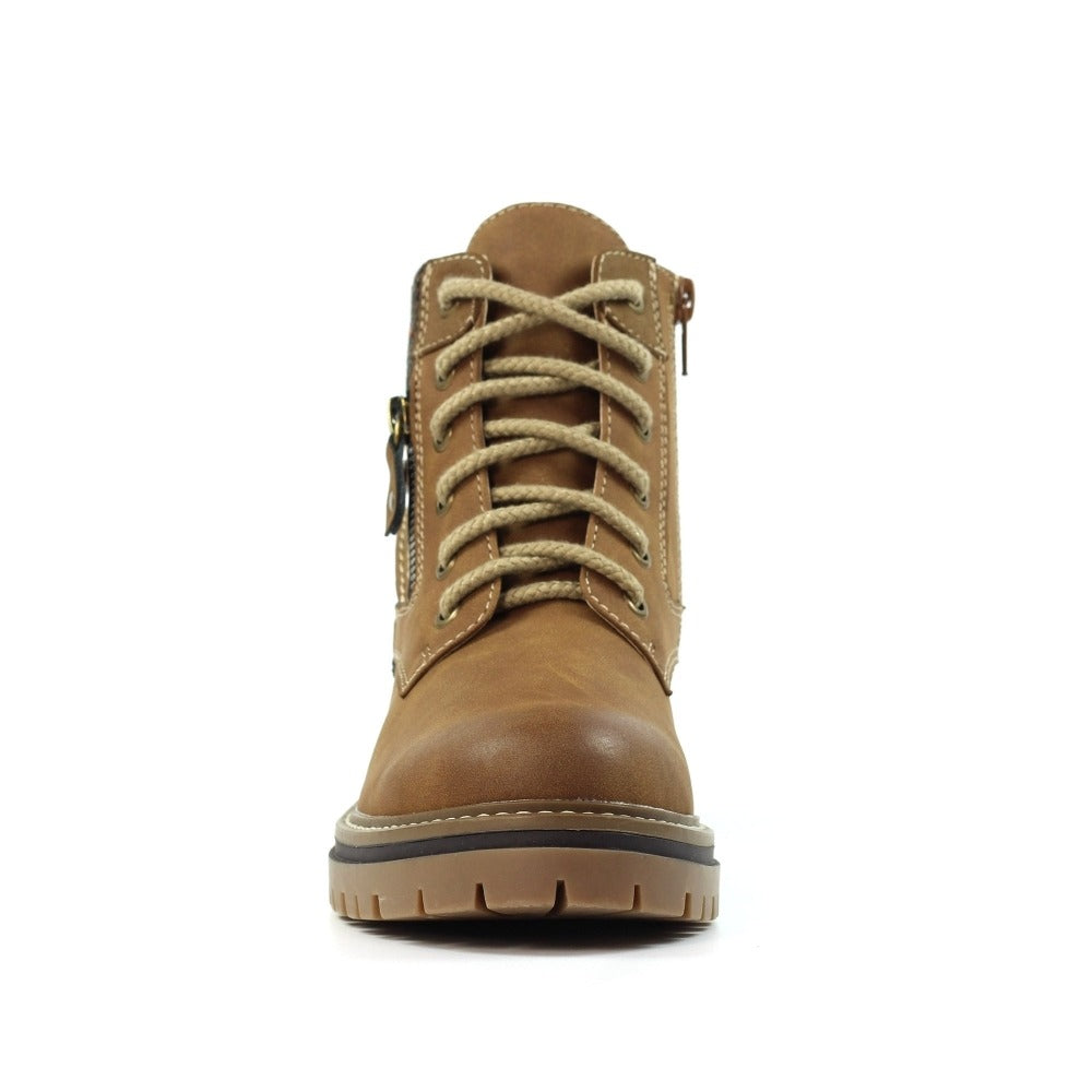 Lunar Caramel Tan Waterproof Boots