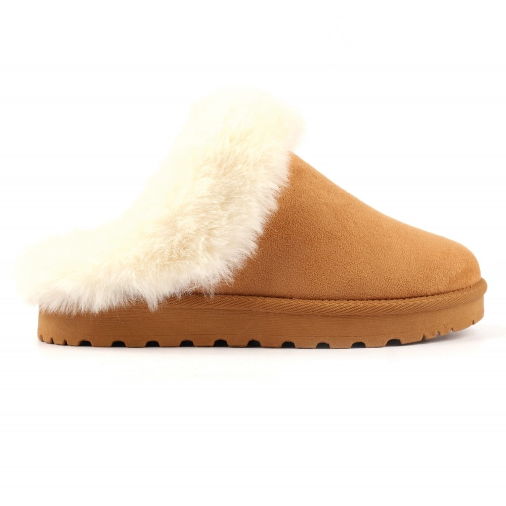 Lunar Nevis Tan Slippers