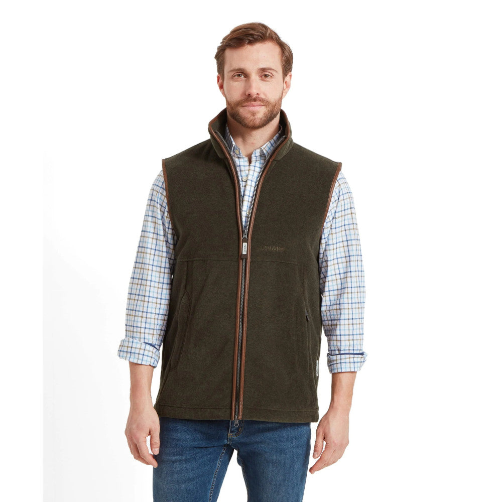 Schöffel Oakham Dark Olive Fleece Gilet