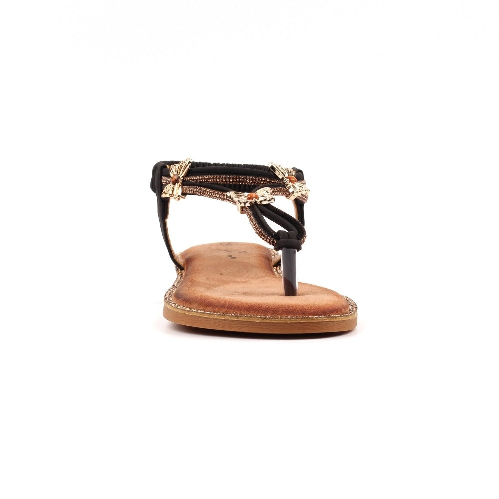 Lunar Zentara Black Sandals
