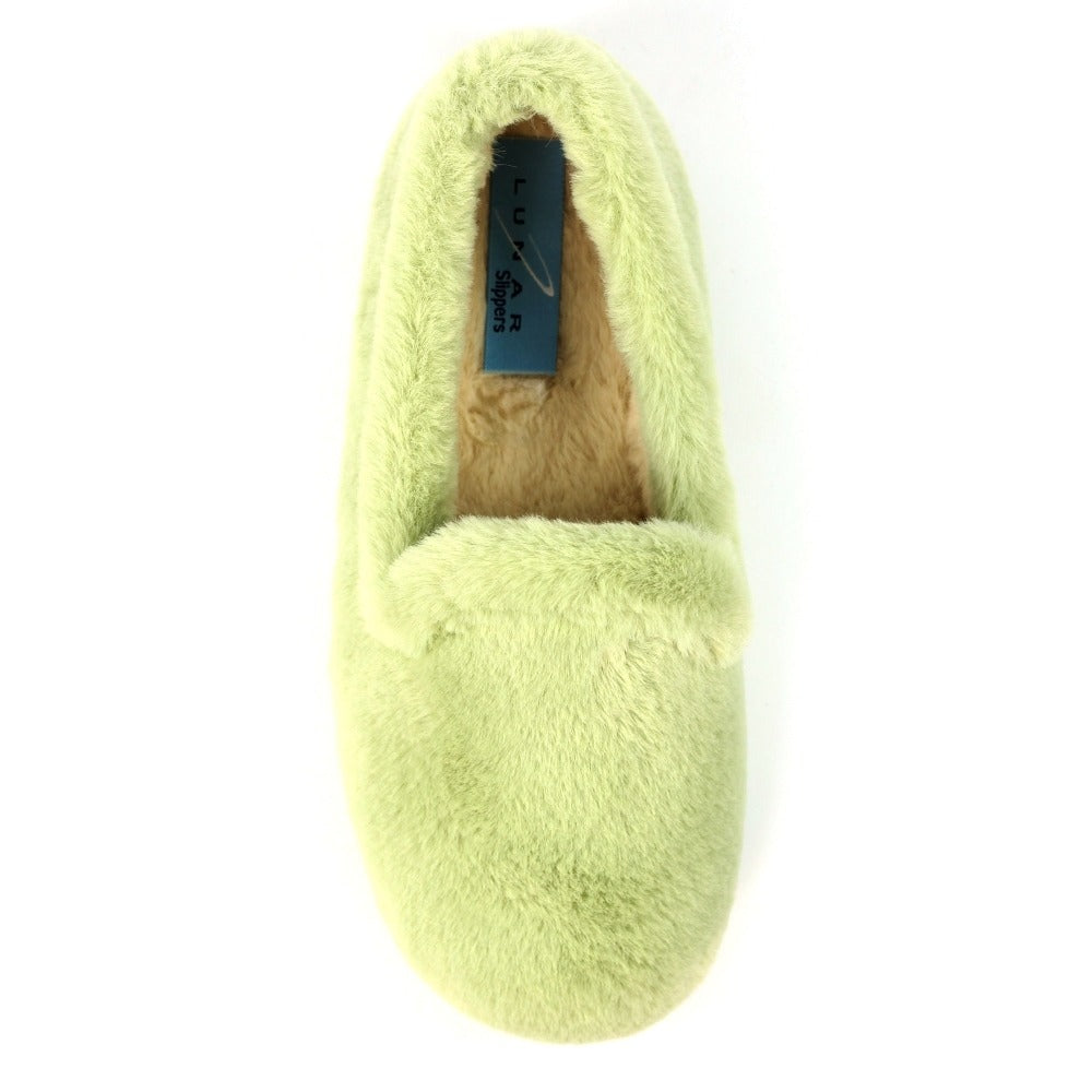 Lunar Bella Green Slippers