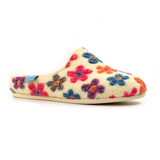 Lunar Dolly White Slippers