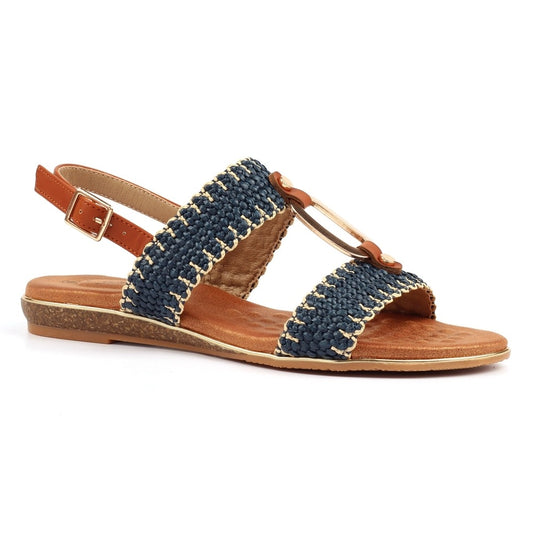 Lunar Jules Navy Sandals